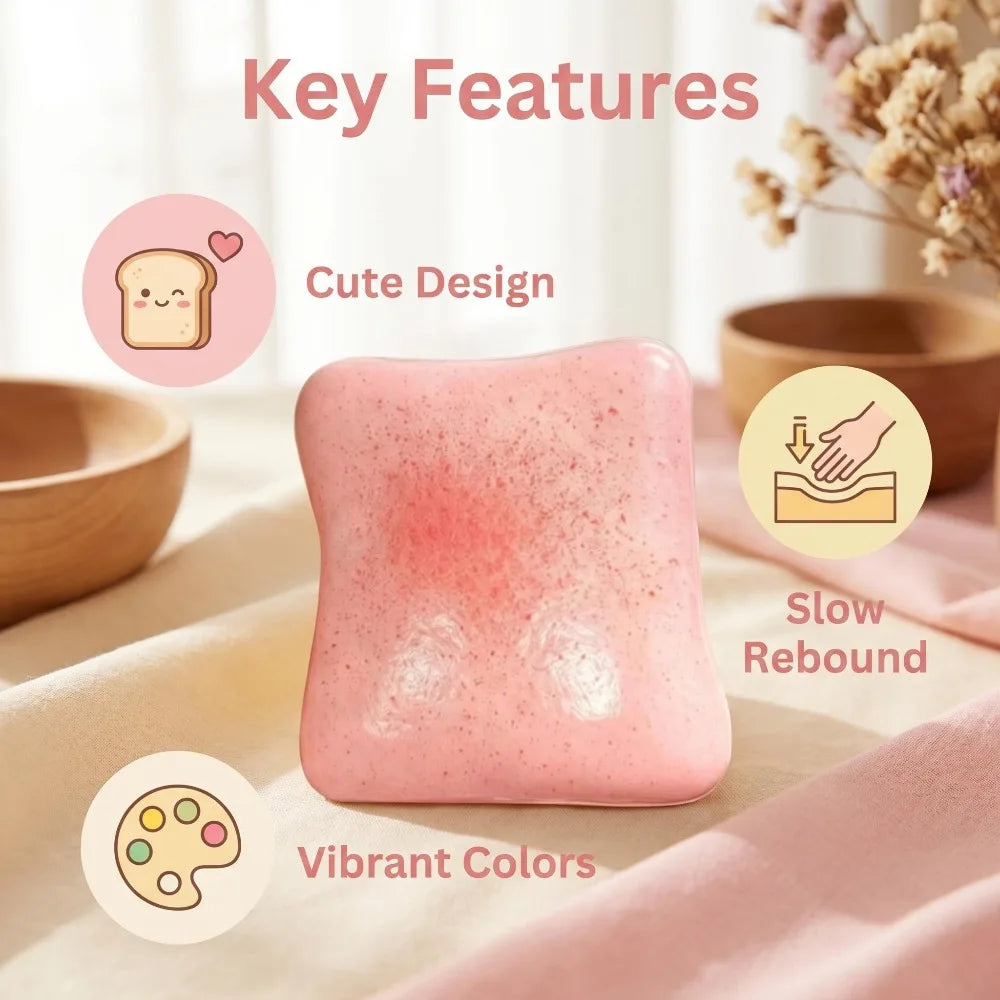 Squishy Butter Toast Toy