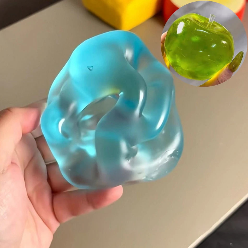 Squishy Green Apple Sensory Toy