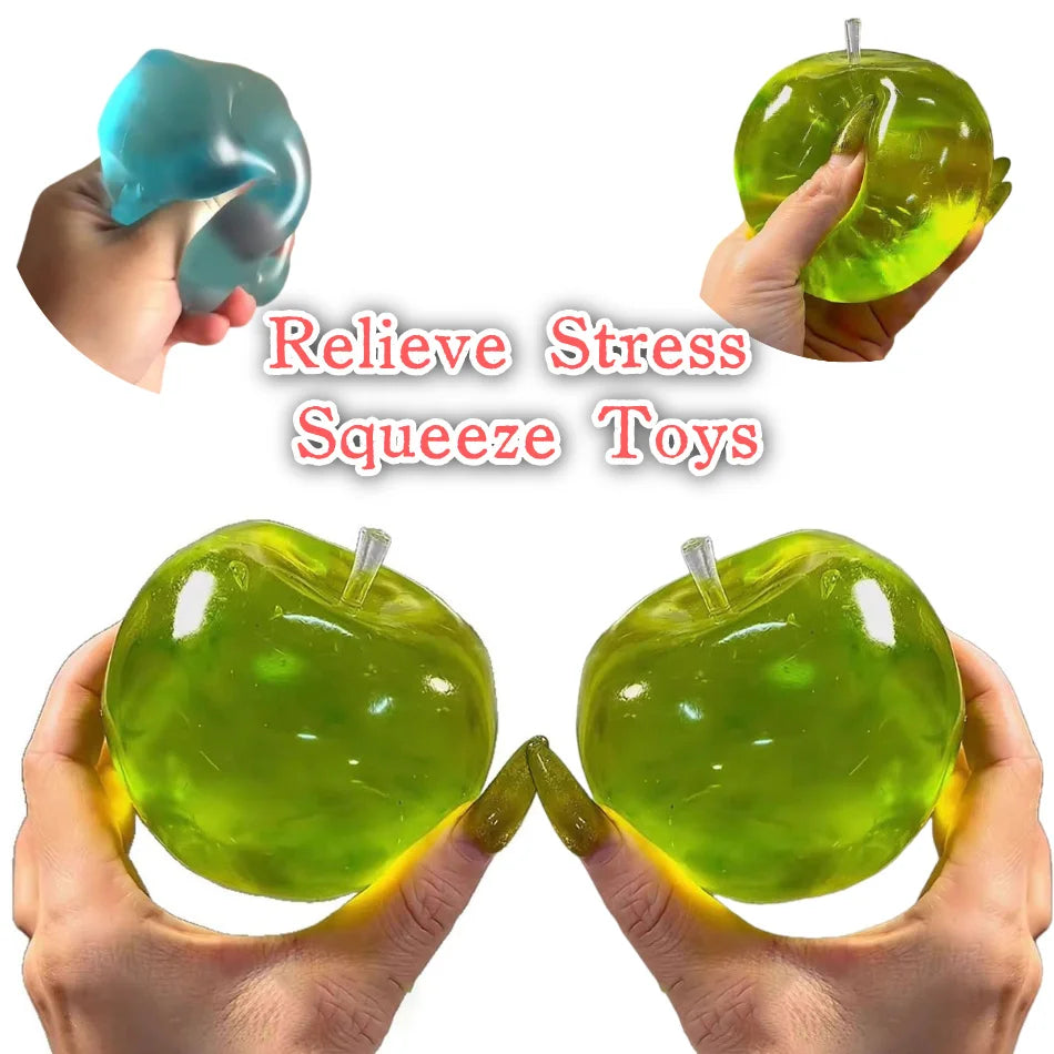 Squishy Green Apple Sensory Toy