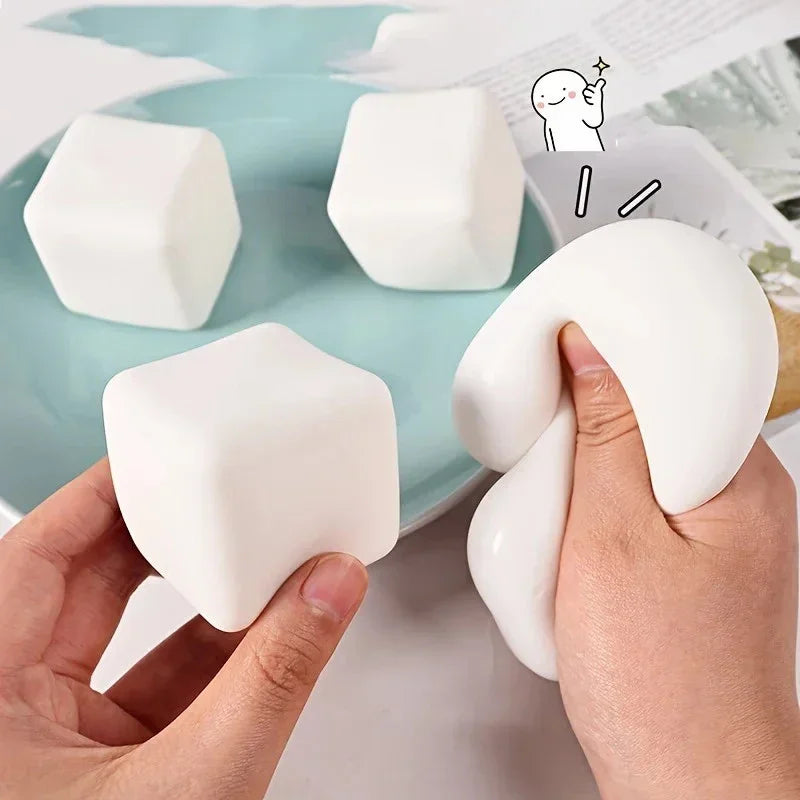 Cute Tofu Squishy Sensory Ball