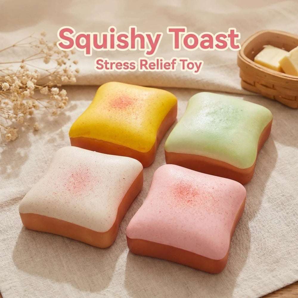 Squishy Butter Toast Toy