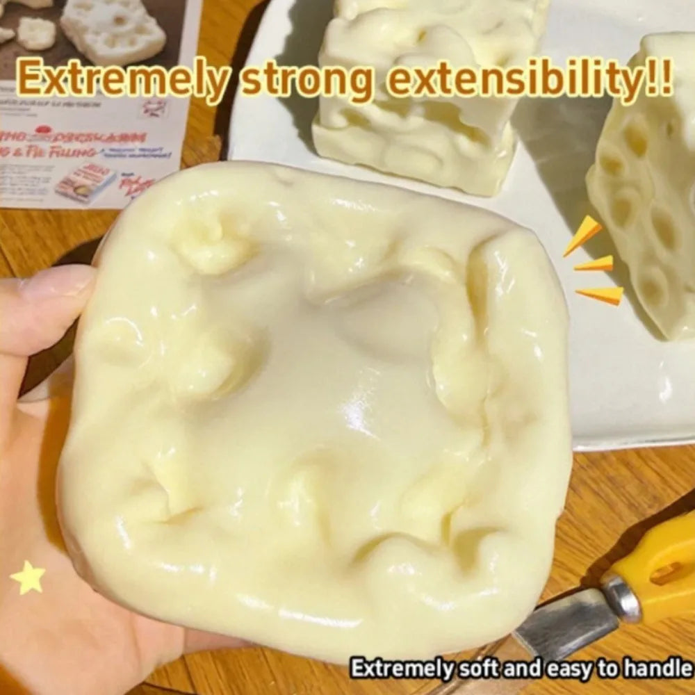 Moldable Cheese Squishy Toy